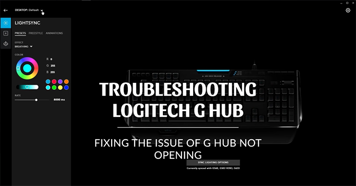 Logitech G Hub Not Opening