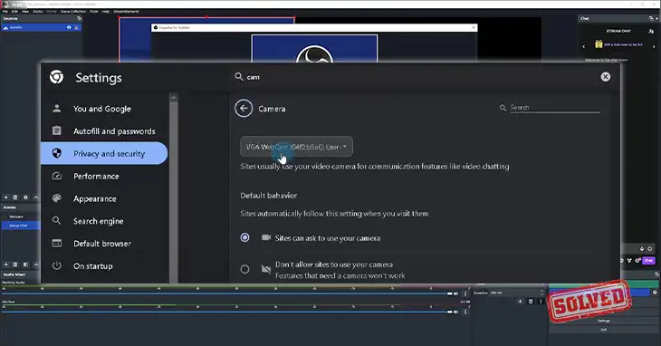 OBS Virtual Camera Not Showing Up in Chrome