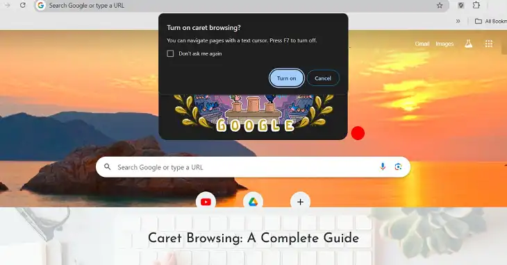 Everything You Need to Know About Caret Browsing