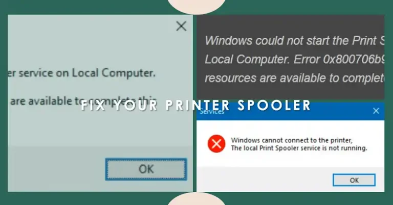 Printer Spooler Keeps Stopping: How to Fix